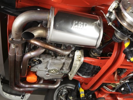Système d'échappement CSP Python 48mm pour VW Type-4, 1967-'79  Combi ->67 et moteur Type 4 79-> 251204048L