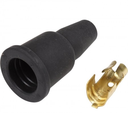 Ensemble de câbles d'allumage 90º Megavolt en rouge, silicone 8mm, adapté aux Cox & Combi avec moteur Type 1