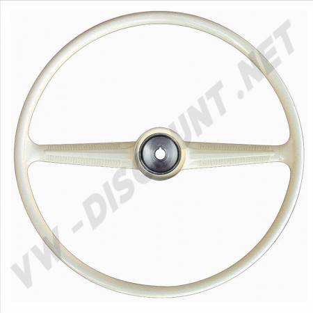 Volant, Flat 4, "Silver Beige", Volkswagen Combi, 03/1955-07/1967, vendu sans bouton de klaxon, 211415655AGY, 211,415,655,AGY, 211-415-655-AGY.