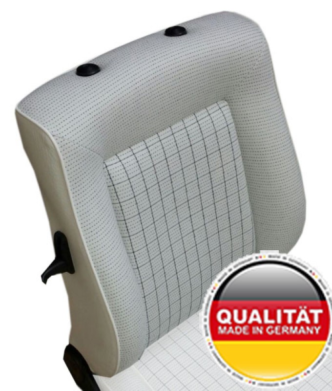 Housses Laskywhite  pour dossier de siege Golf 1 cabrio quartett 881.155.8901 BA Sur www.vw-discount.net