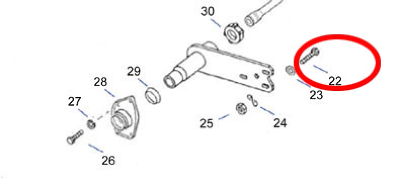 Vis de maintien moyeu arriere M12 x 1.50 x 35  N0100201 Sur www.vw-discount.net