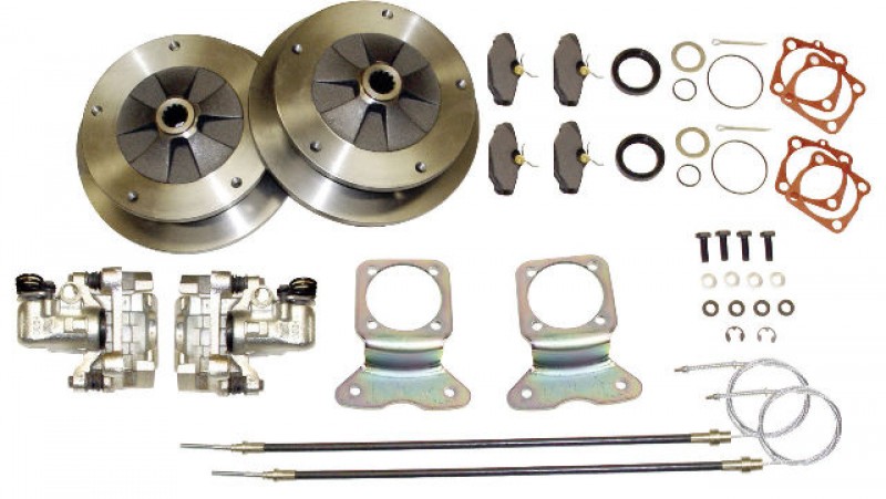 Kit freins à disques avant complet 5x205 T2 08/66-->07/67