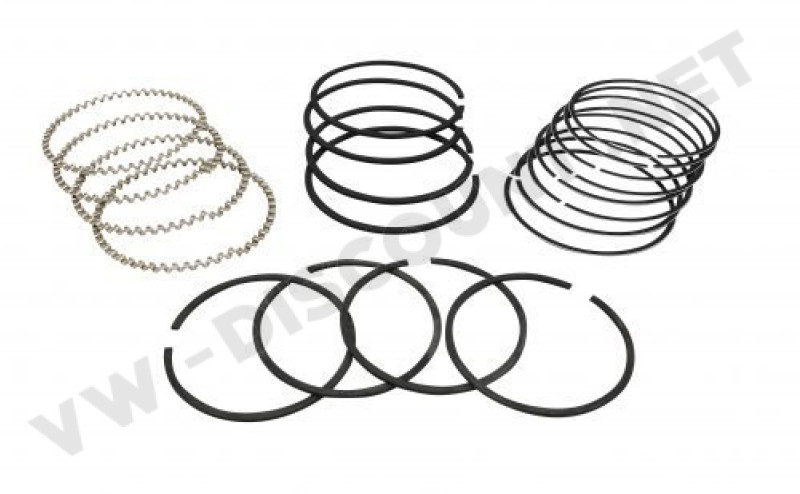 Segments pour Pistons 1835 92mm 2/2/4 - jeu pour 4 pistons, Ref 19220198170