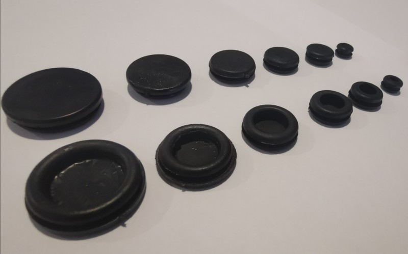 Kit œillets d'obturation en caoutchouc pour trous de 6.4 mm à 22.5 mm. le sachet de 12 DM160105 Sur www.vw-discount.net