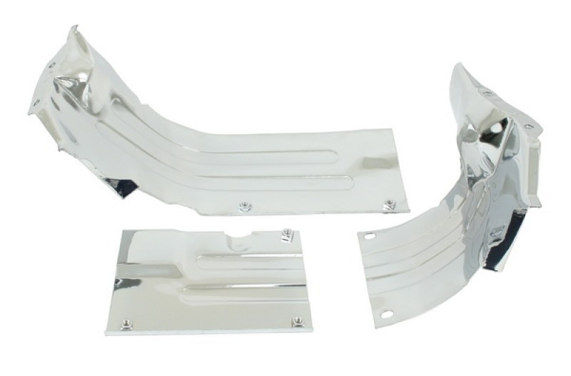 Tôle sous moteur chromée (3 pièces) 00-8949-0 Sur www.vw-discount.net