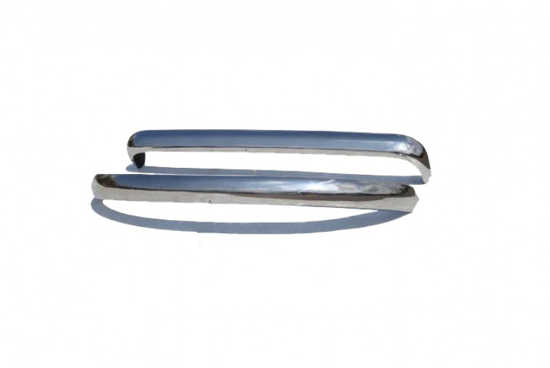 Pare-chocs modèle européen 1966-1967 inox poli. la paire  211798109 Sur www.vw-discount.net