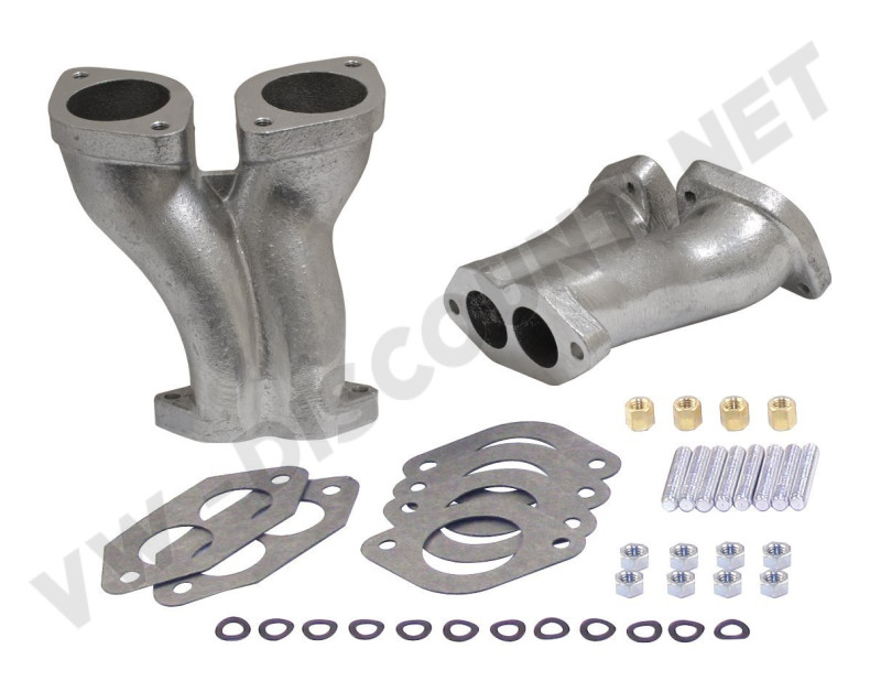 Kit collecteur d'admission double port pour Weber IDF et EMPI HPMX