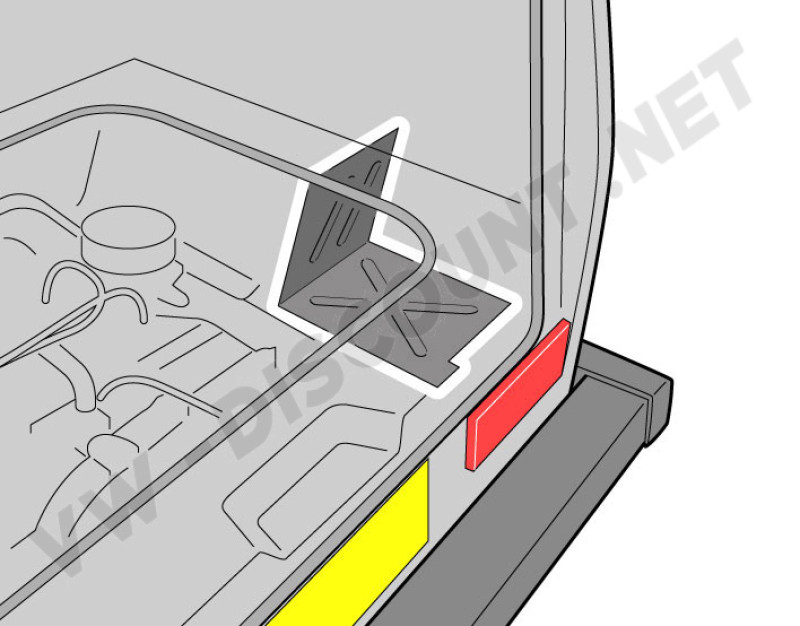 tole-coin-arriere-droite-support-batterie-vw-transporter-t25-251801281D