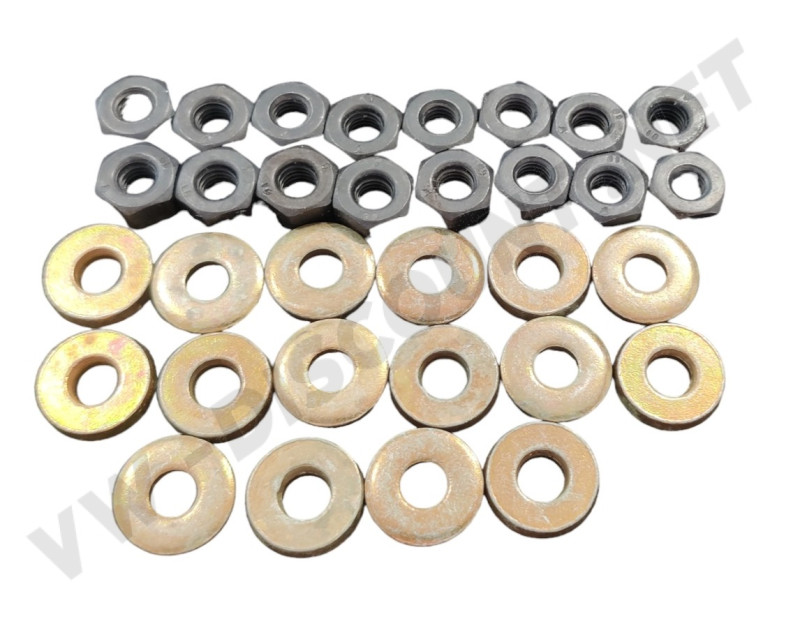 Écrou pour goujons de carter de culasse 8mm VW Type 1 2 3 CT avec rondelles