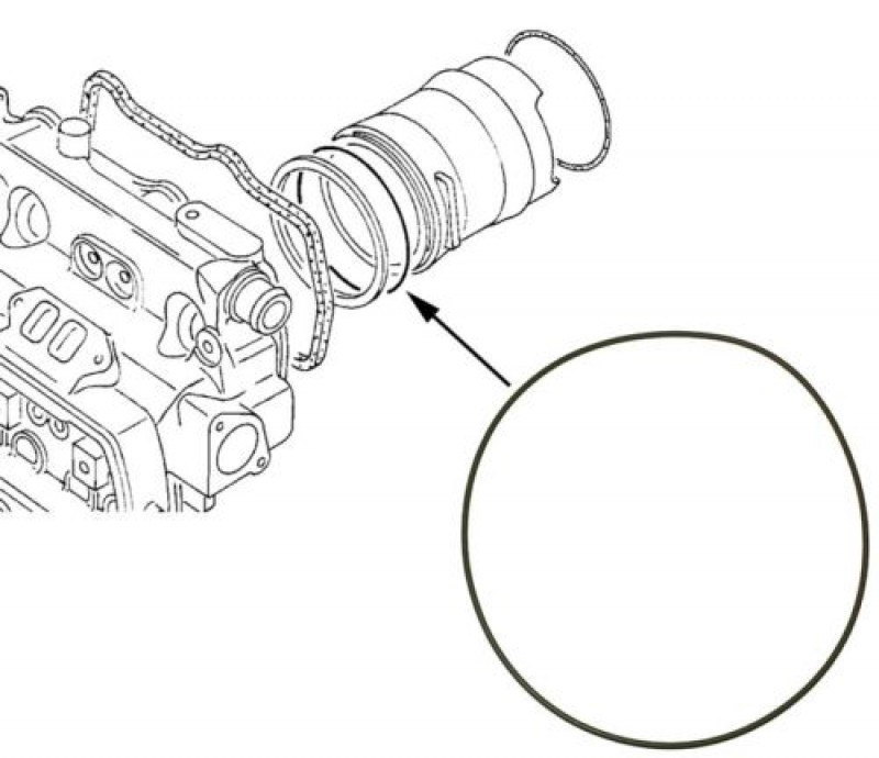 Joint embase chemise 101mm VW Transporter T3 025101177