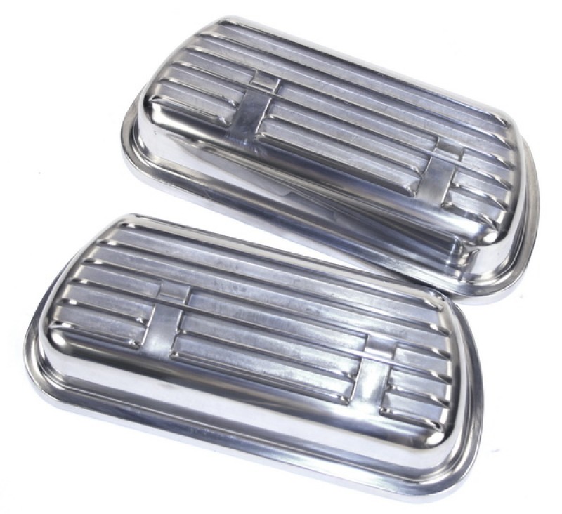 Cache Culbuteurs en Aluminium "Billet" (Paire avec Clips Chromés et Joints) AC101440