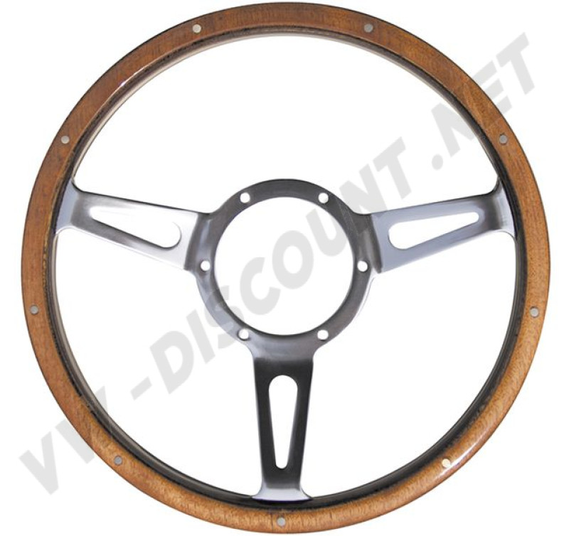 Volant Classique en Bois Riveté Mountney 15 Pouces