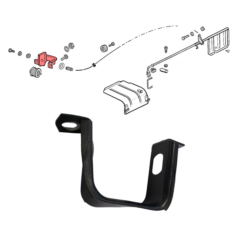 Support de calorstat pour moteur Type 4