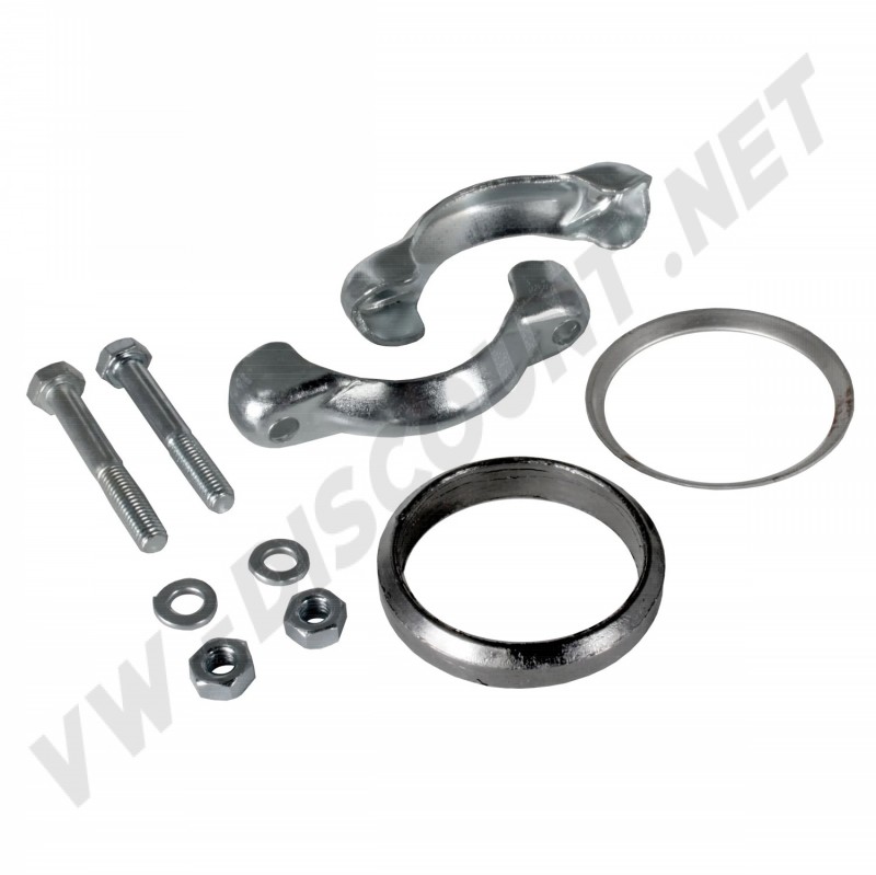 Collier de serrage 070298051A pour embout d'échappement ou silencieux. Compatible avec certains moteurs de type 1 et CZ. Références : 070298051A, 070 298 051 A.