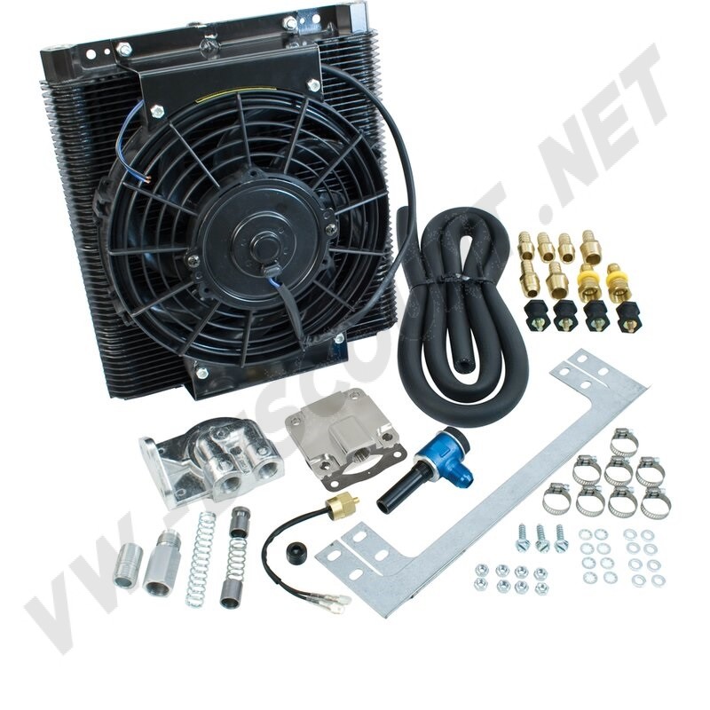 Kit refroidisseur d'huile Mesa Tru Cool 96 avec ventilateur pour moteurs VW Aircooled