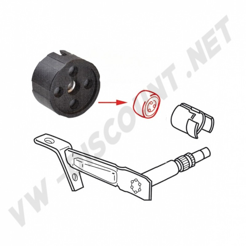 butée d'embrayage, VW GOLF 2, 1983-1991, 020141165H, 020-141-165-H