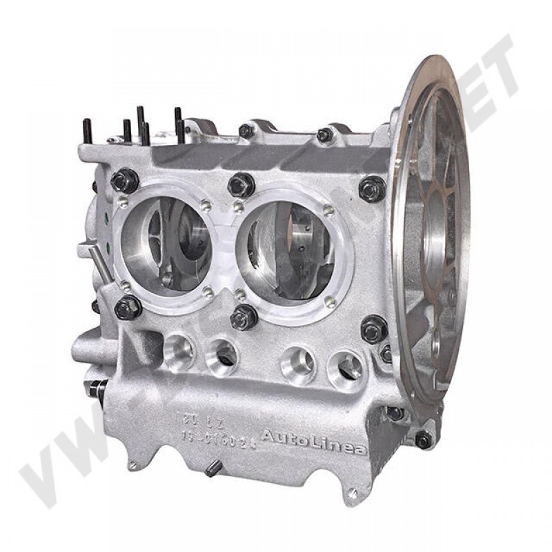 Carter bloc moteur, aluminium, Auto Linea, VW type 1, 043101025AL, 043-101-025-AL, VW 1200, 1300, 1500, 1600.