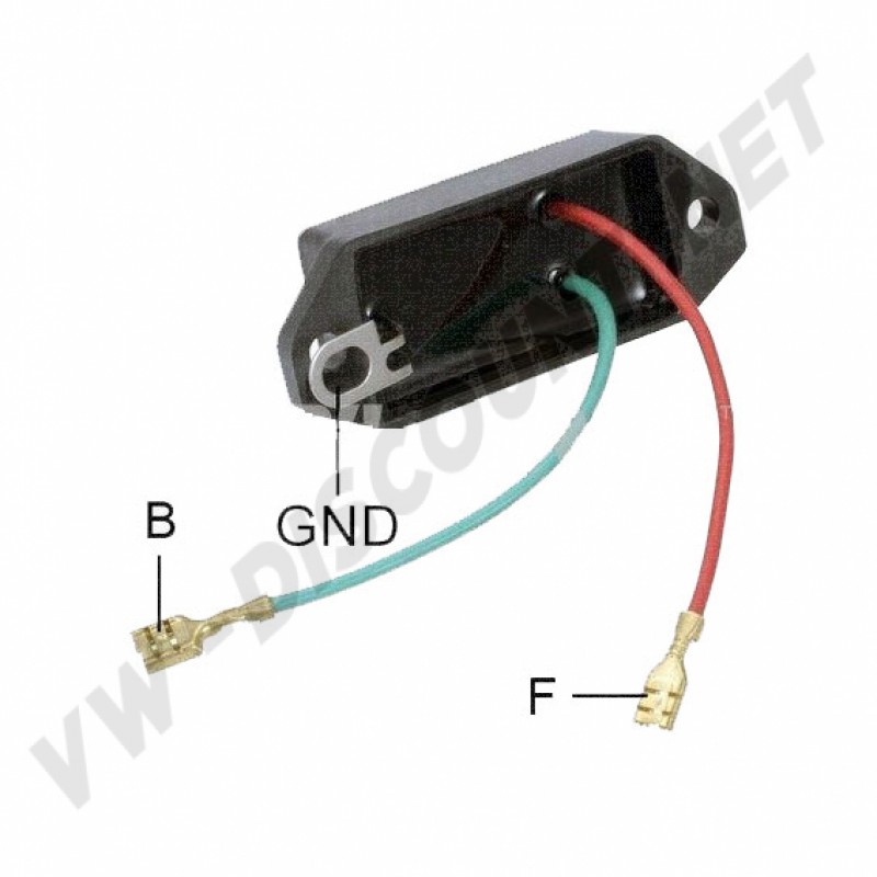Régulateur de tension 12V Coccinelle 1975-1979 Alternateur brésilien 55Ah Référence produit : 043903803G, 043,903,803,G