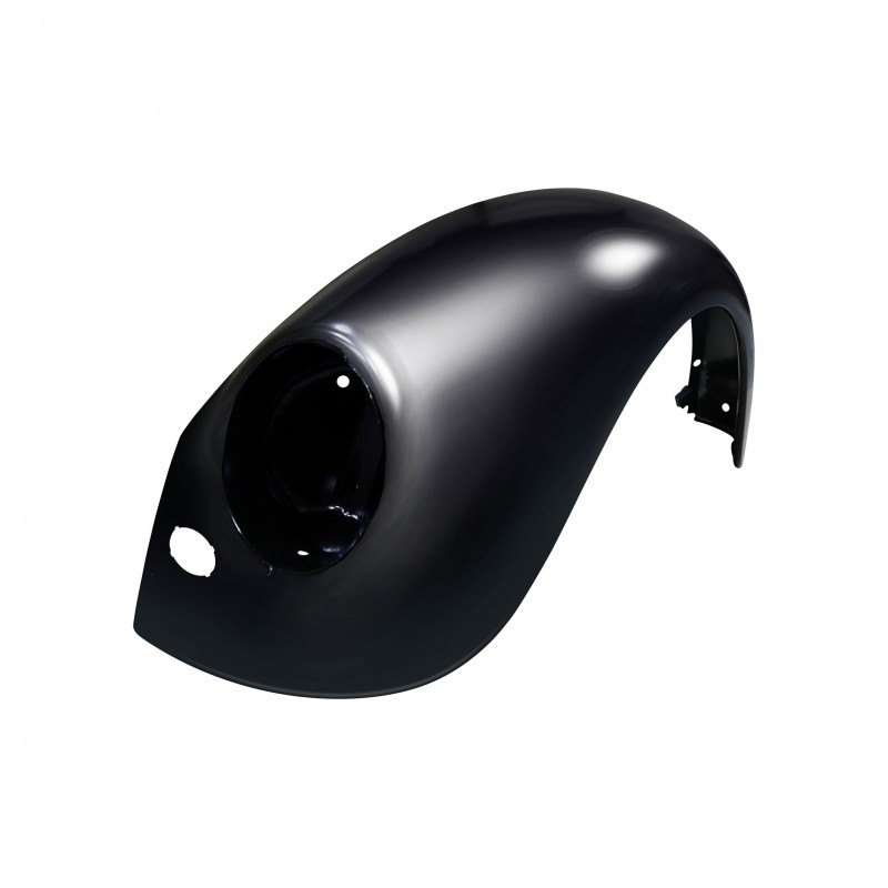 Aile avant gauche pour Cox 1200. 68 ->73  sans trou de ferrure  avec trou pour grille de klaxon ovale 111821021M Sur www.vw-discount.net