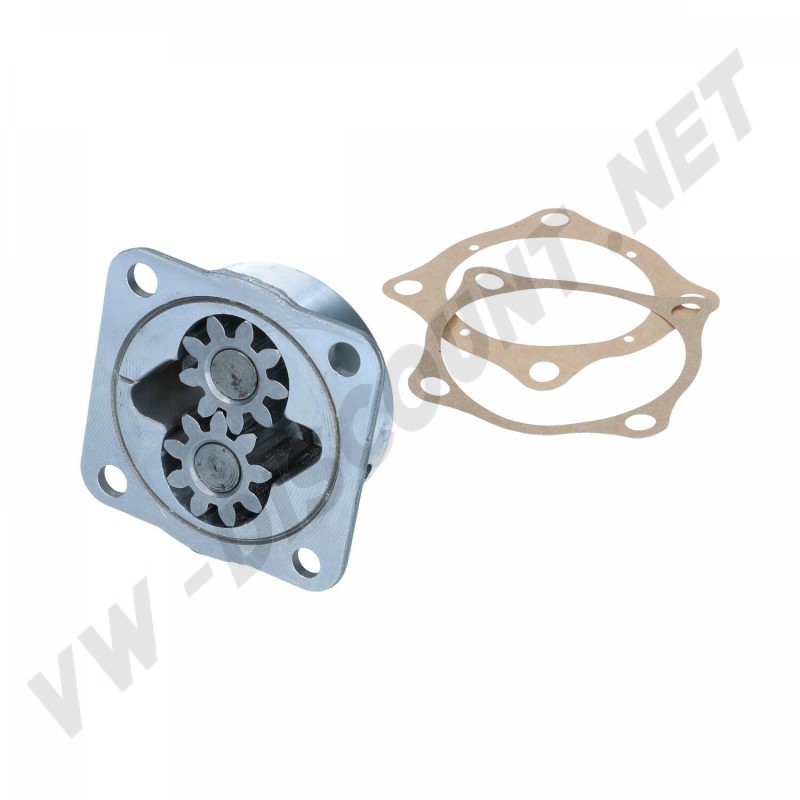 Pompe à huile standard 111115107AK-M, modèle Schadek, en aluminium. Compatible avec T1 de 08/69 à 07/71. Références: 111115107AKM, 111.115.107.AK.M.