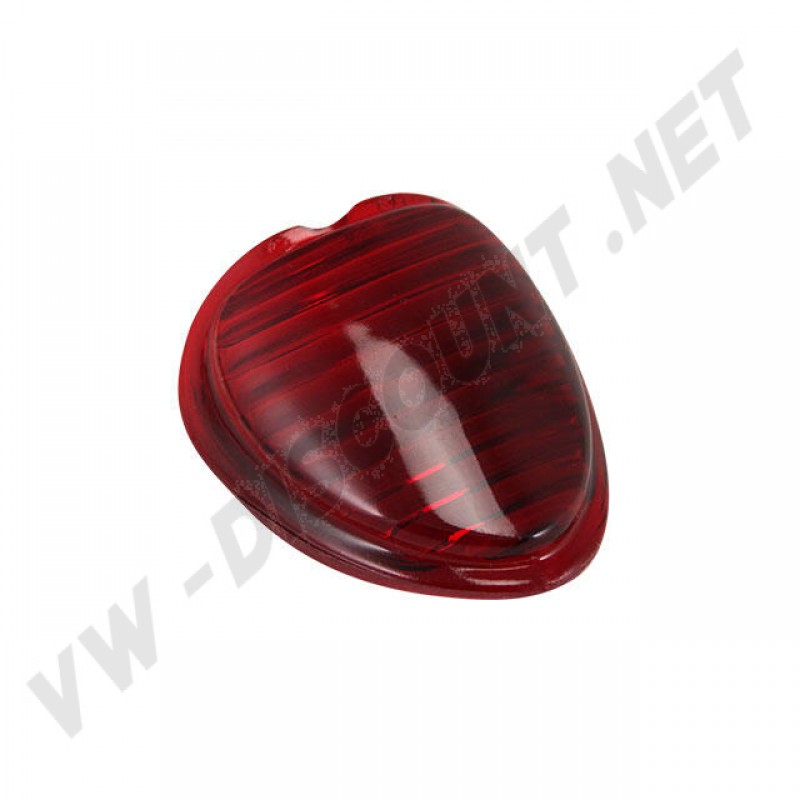 cabochon de feu arrière, cœur, Coccinelle, Type 1, vitre arrière ovale, réf: 111945241A
