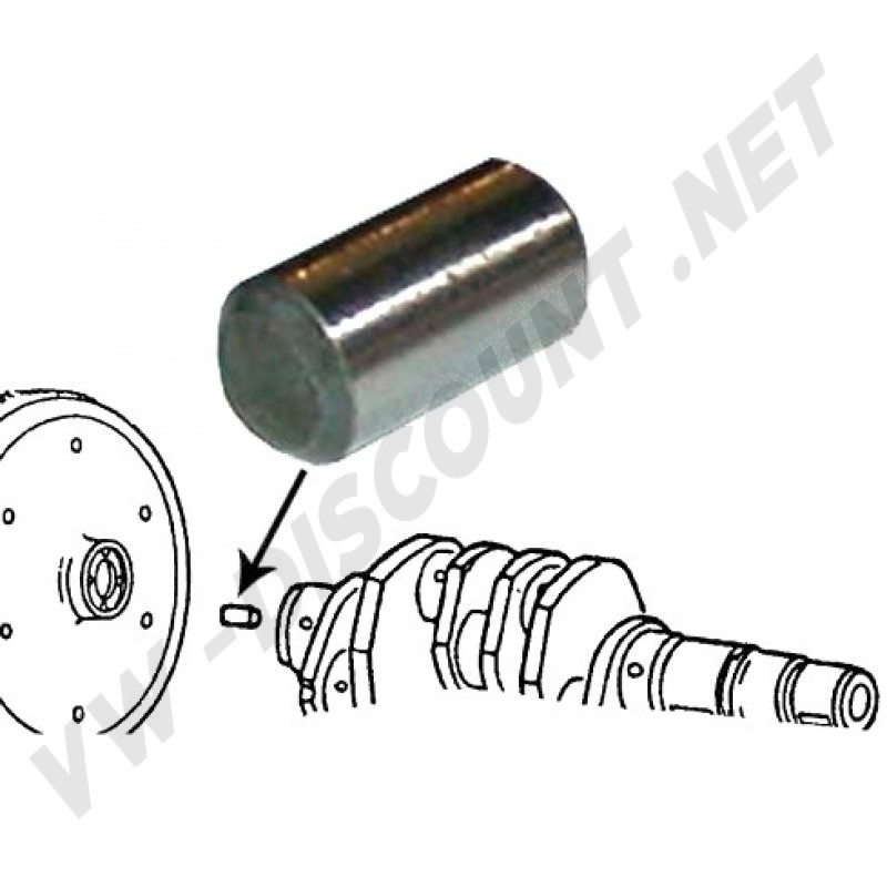 Pion pour volant moteur 8/60-->> Diamètre: 8 mm Longueur: 14 mm les 4  113105277 113 105 277