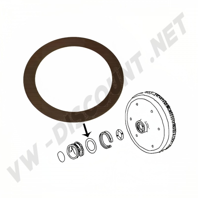 Cale de réglage de haute précision d'une épaisseur de 0,30 mm pour moteur Type 1. Assure un ajustement précis et prolonge la durée de vie du moteur.
