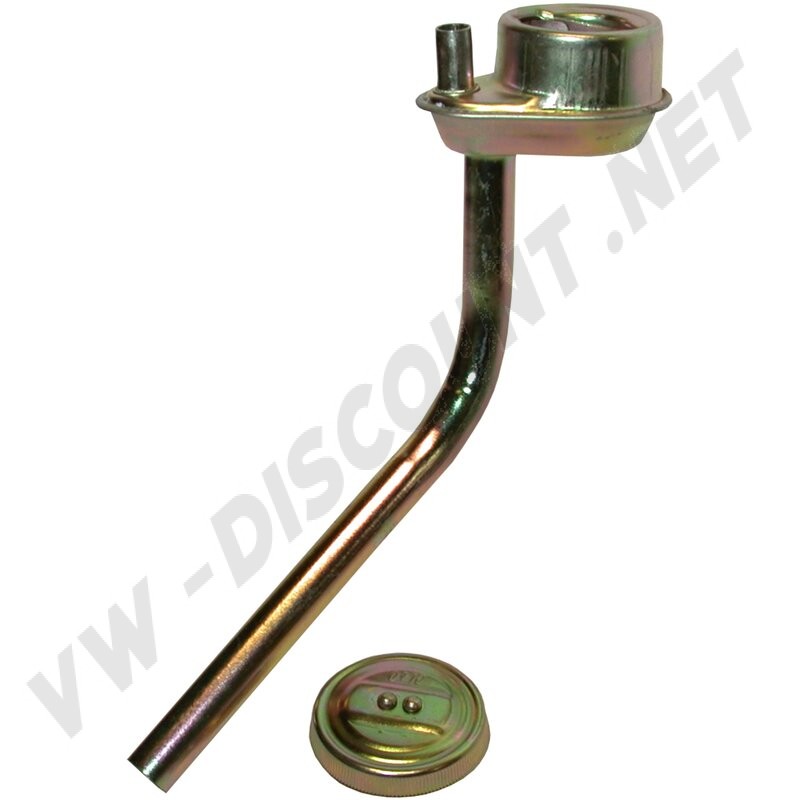 Remplissage d'Huile, Zingué, Moteur Volkswagen, Type1, Aircooled, 113115451D, Tuyau d'Écoulement, Bouchon Style Origine, 113115495