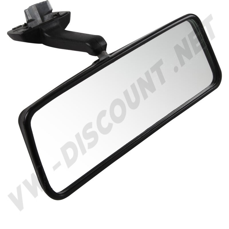 Rétroviseur intérieur, VW Transporter T25, VW Transporter T3, 1979-1983, réglage jour / nuit, antireflet, noir satin 01C, 251857501, 251-857-501.