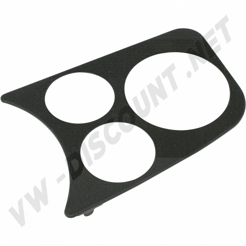 Panneau de Bord Universel Noir 3 Trous