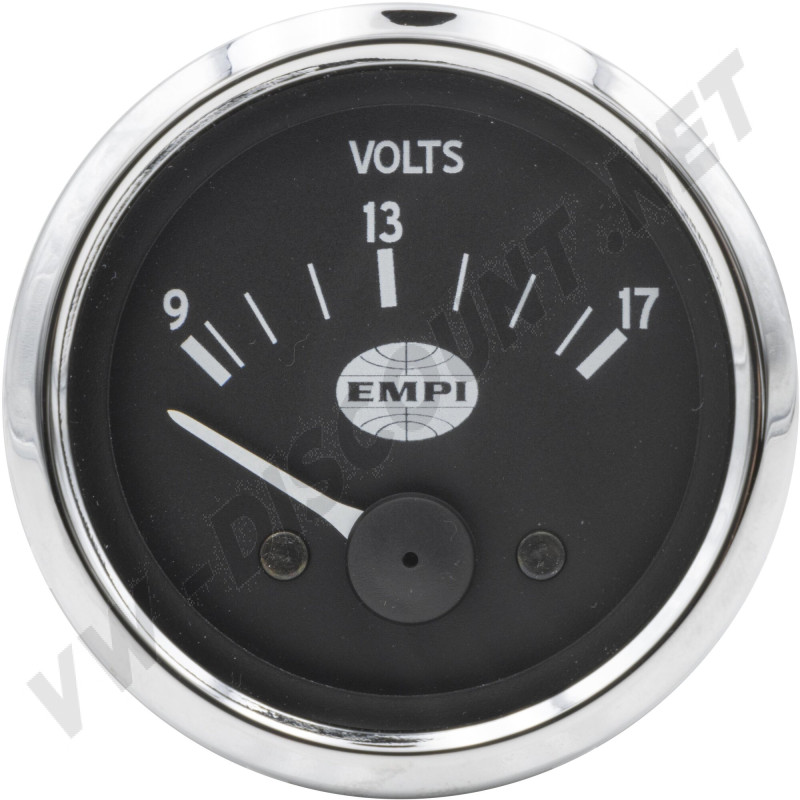 Voltmètre EMPI, EMPI GTV Rally, Smith's Gauges, VW Classique, 1412030, 14-120-3-0.