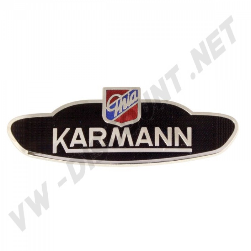 Écusson Karmann Ghia, VW Karmann Ghia, 141853901, 141-853-901, Accessoire Carrosserie VW.