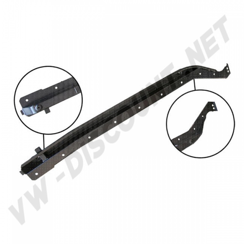 Renfort de longeron gauche pour cabriolet coccinelle 1302/1303, 1950-1979 - référence : 151801131D