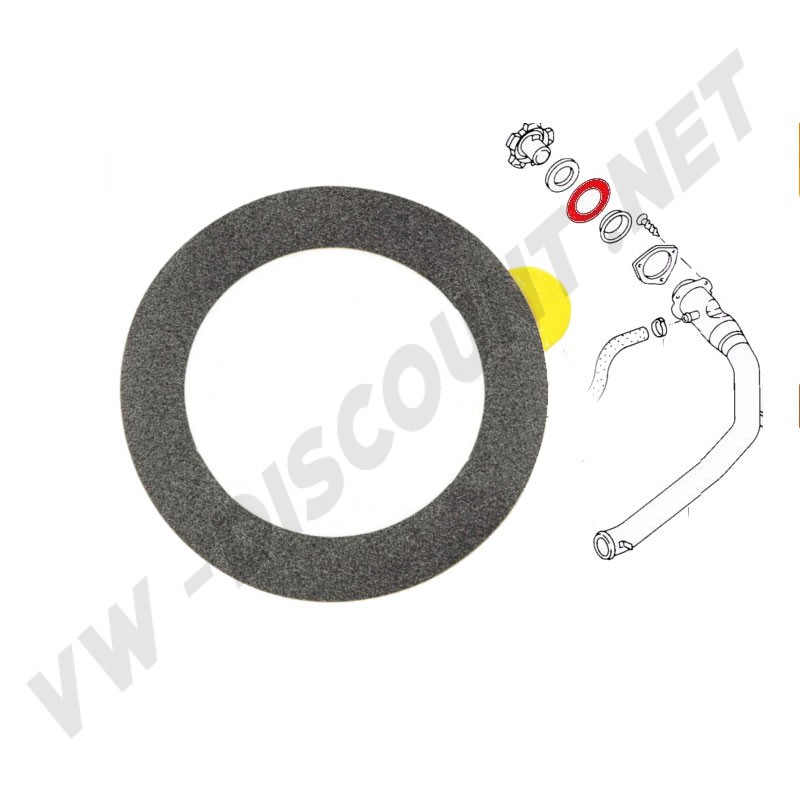 Autocollant Goulotte Golf I Cabrio, Protection, 155010024W