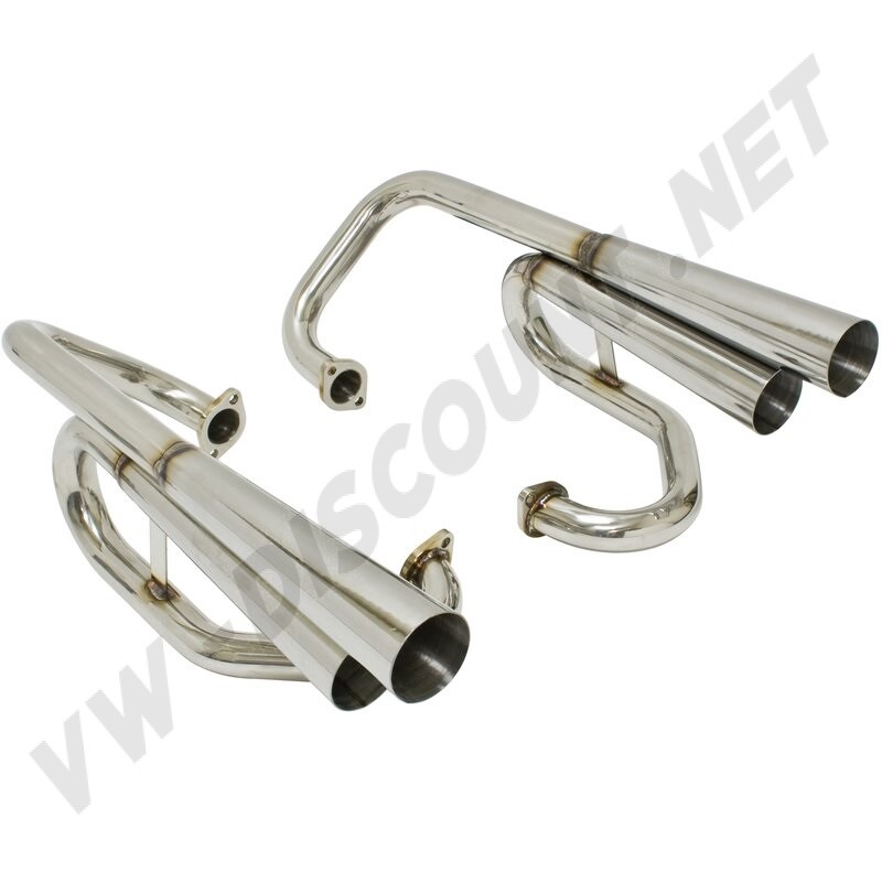 Échappement, 4 pipe Stinger, acier inoxydable, 18-1047-0, 18.1047.0, 1 3/8 pouces, 34,925mm