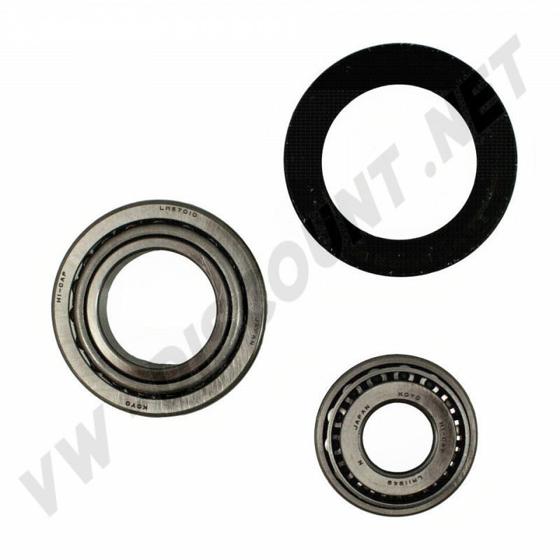 Kit Roulement Avant pour 1 Roue 211498071A Combi 08/63-07/67, Combi Brésil 01/67-
