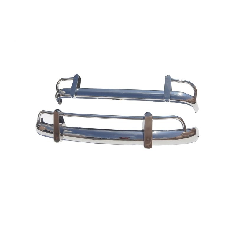 Pare-chocs modèle US 1966-1967 inox poli. la paire  211798111 Sur www.vw-discount.net