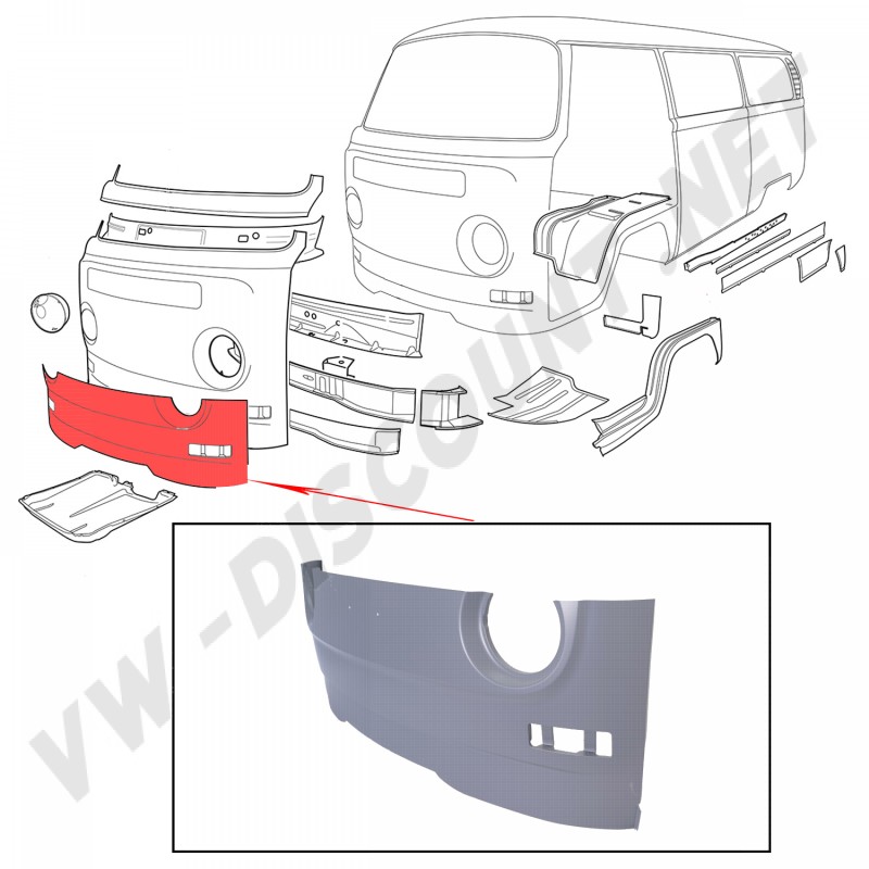 Bas-Face-Avant-VW-Combi-211805038