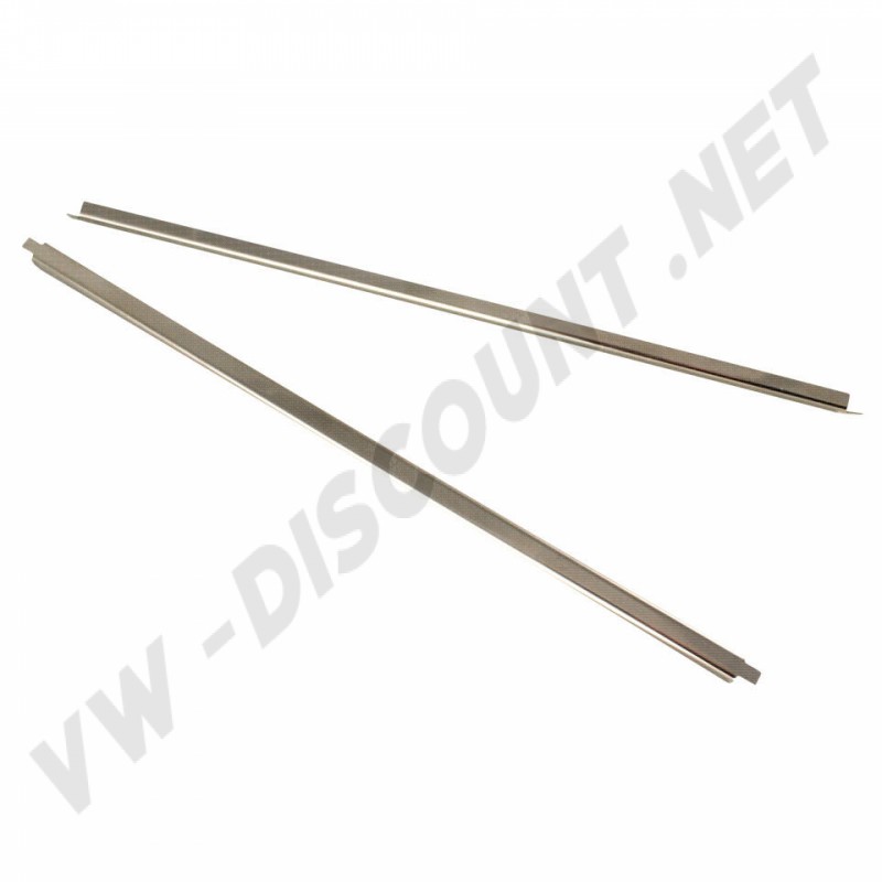 Barres lèche-vitre, VW Combi, Kombi Brésil, 211837379, inox poli