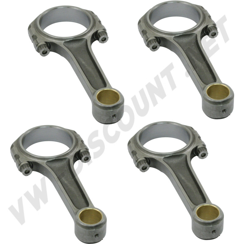 Set de 4 bielles I-Beam 5.394 pouces VW Type 1 Chromoly
