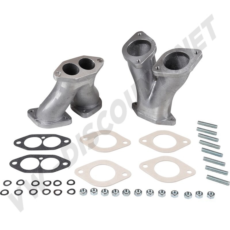 Pipes admission Weber IDF, VW Type 1, aluminium, haute qualité, 4310190, 43 101 90, Volkswagen performance, kits 43/47-63/7317/19.