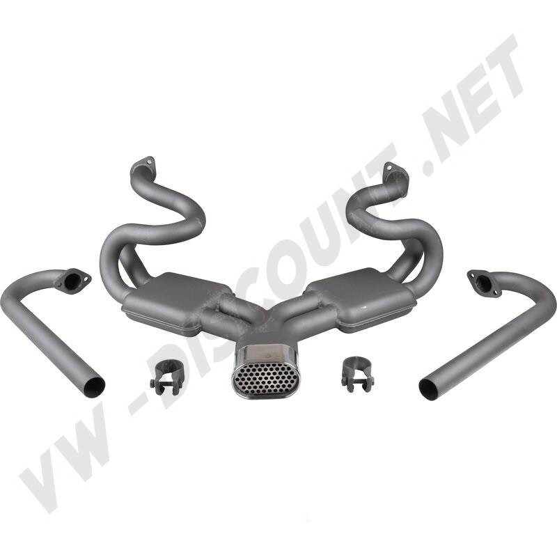 échappement sport, SEBRING, inox, VW, Type 1, 1300, 1500, 1600, Coccinelle, Karmann-Ghia, VW-92760, VW92760.