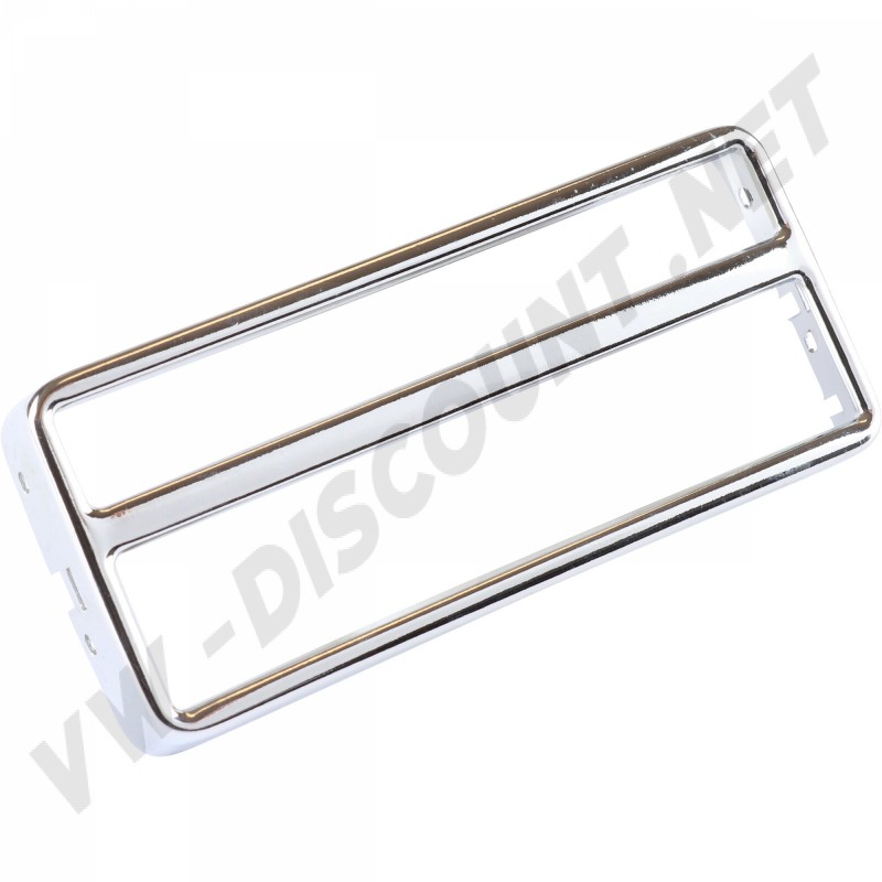 Façade chromée autoradio Blaupunkt pour Volkswagen Coccinelle et Porsche 356
