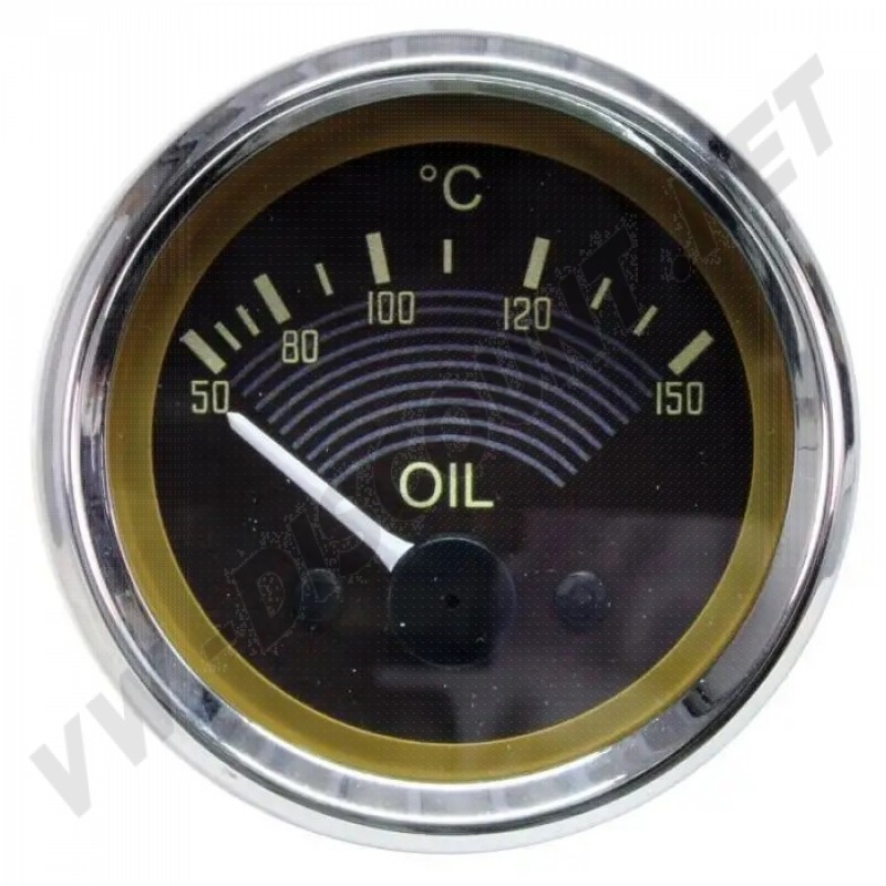 Manomètre Température Huile, Smiths Original, 150°C, 52mm, 12V, Marron, Capteurs VDO, Coccinelles, AC957056.