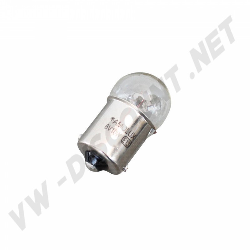 Ampoule éclairage plaque arrière, 6V, 10W, BA15s, visibilité, sécurité, remplacement, unité, N0177191