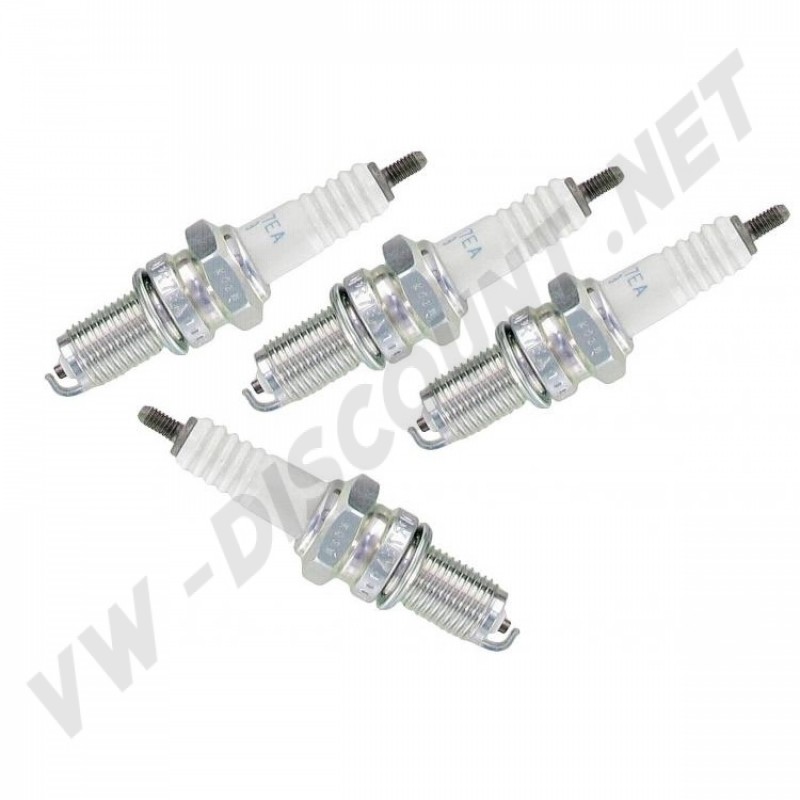 Bougies NGK DPR7EA-9 à culot long pour culasse avec diamètre 12 mm (lot de 4) avec culasses à culots longs