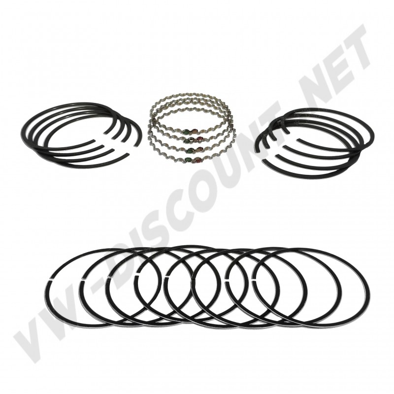 Jeu de segments de piston, 85.5mm, 1600 - Épaisseur (2x2x5) - AA Performance USA  Référence : 311198169A