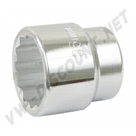 Douille 36mm pour cliquet 1/2" - Vis de volant moteur Type 1 et Type 3 - Ecrou de ventilateur Type 1 - Ecrou d'essieu arrière