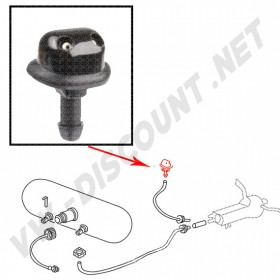 Gicleur de lave-glace économique pour Volkswagen 111955993A