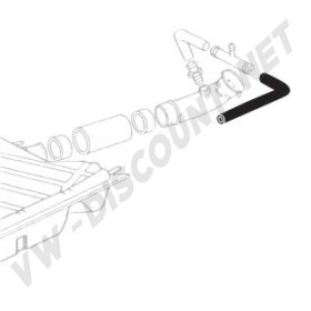 Durite de ventilation réservoir carburant VW Coccinelle 1303 - 1971-1979